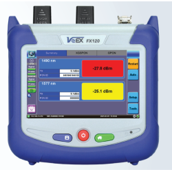 FX120T аналізатор термінальної PON-мережі та набір для тестування якості обслуговування кількох гігабітних сервісів