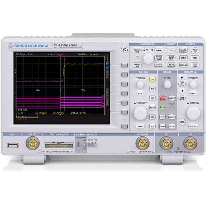 Цифровой осциллограф Rohde & Schwarz HMO1072 70 МГц, фото 1 Цифровой осциллограф Rohde & Schwarz HMO1072 70 МГц, фото 1