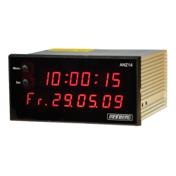 Автономные радиочасы (DFC77) или вторичные NTP-часы ANZ14 от Meinberg Автономные радиочасы (DFC77) или вторичные NTP-часы ANZ14 от Meinberg