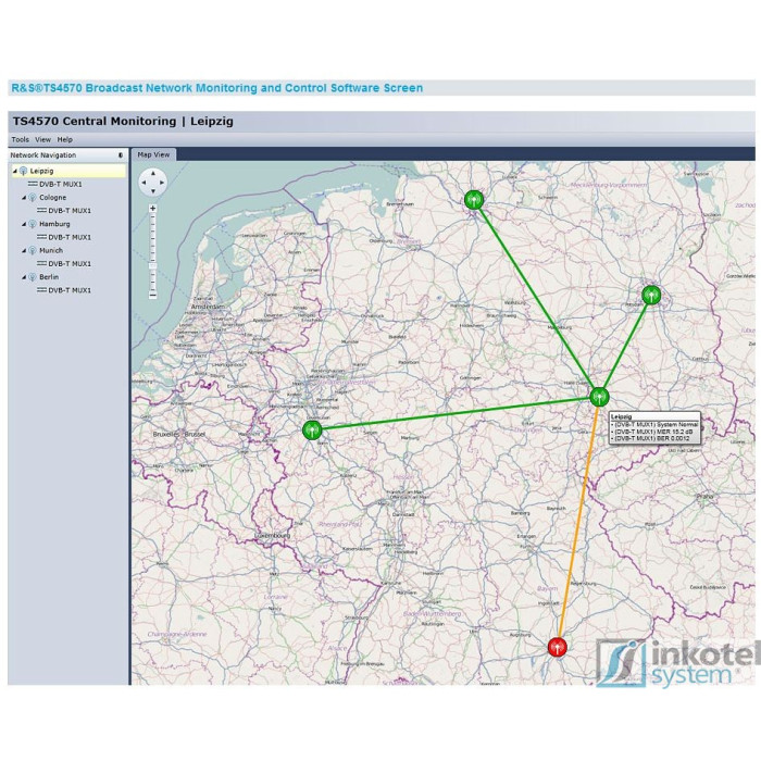 ПО для мониторинга и управления вещательной сетью Rohde & Schwarz TS4570, фото 1